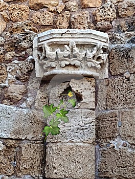 Roman wall in Ceasarea