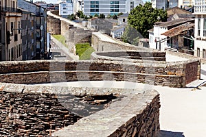 Roman wall of Lugo.Spain photo