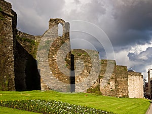 Roman wall of Lugo. World Heritage Site