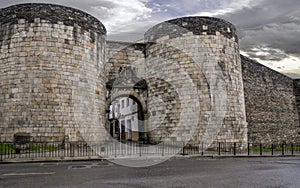 Roman walls of Lugo. World Heritage Site. Galicia, northwest of Spain