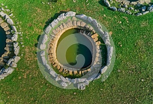 Roman wells detail in Rajcice near Split