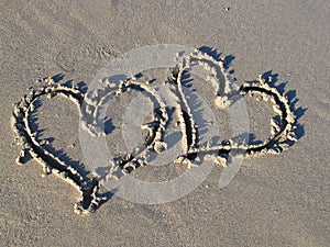 Romance on the beach