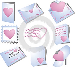 Romance correspondence photo