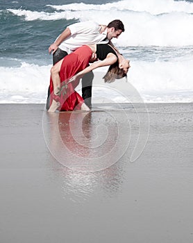 Romance Engagement Couple Love Beach Ocean Lovers Relationship