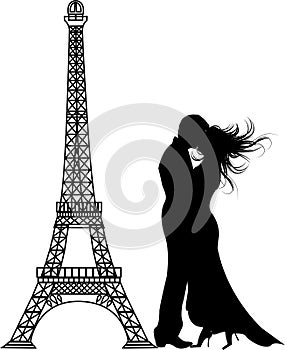 The romance paris Silhouette