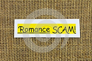 Romance scam fraud dating online cyber criminal website cheat