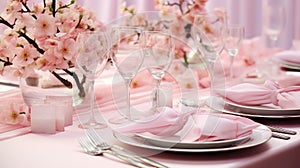 romance wedding pink background