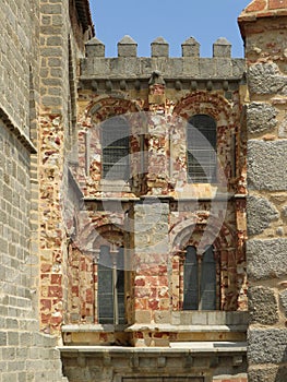 Romanesque architecture in Avila. Spain.