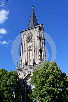 Romanesque basilica st. severin in  cologne