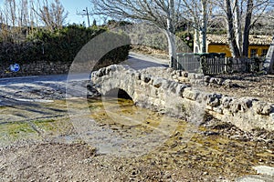 Romanesque bridge of Loarre in Huesca Spain photo