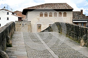 Romanesque bridge of Puente la Reina, Spain