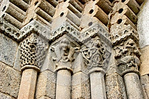 Romanesque capitals of Sao Pedro de Ferreira monastery