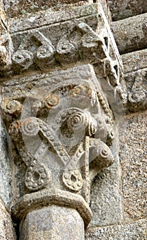 Romanesque capitals of Sao Pedro de Ferreira monastery