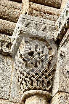 Romanesque capitals of Sao Pedro de Ferreira monastery