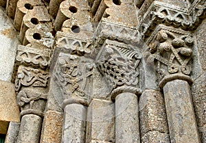 Romanesque capitals of Sao Pedro de Ferreira monastery