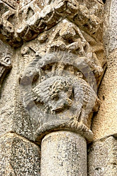 Romanesque capitals of Sao Pedro de Ferreira monastery