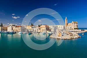 The Cathedral and seafront. Trani. Apulia. Italy
