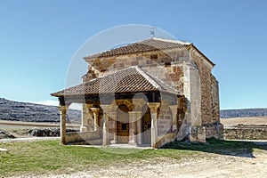 Romanesque chapel of La Soledad Palazuelos Spain