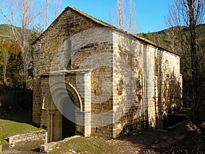 Romanesque chapel of San Adrian de Sasabe in Borau