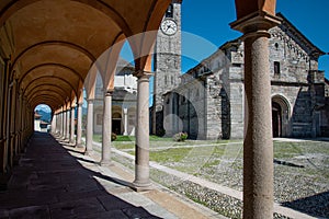 Romanesque church in Baveno, Lago Maggiore, Italy