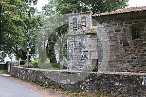 Romanesque church in Galicia Spain