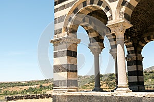 Romanesque church in northern Sardinia Sassari Province. Itay.