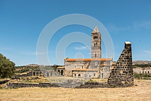 Romanesque church in northern Sardinia Sassari Province. Itay.