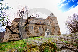 Romanesque church in Romania