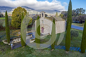 Romanesque church of sant antoni de codines centelles SXIII Spain