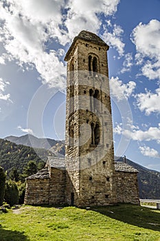 Romanesque church Sant Miquel dï¿½Engolasters, Andorra