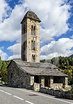 Romanesque church Sant Miquel dï¿½Engolasters, Andorra