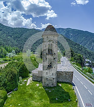 Romanesque church Sant Miquel d Engolasters, Andorra