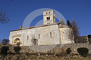 Romanesque Church of Santa Cecilia of Mollo, Ripolles,Girona prov photo