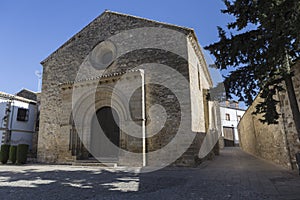 Romanesque church of Santa Cruz, Baeza, Province of Jaen, Andalusia, Spain