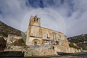 Romanesque church of Santa Maria la Mayor of Escalada Burgos