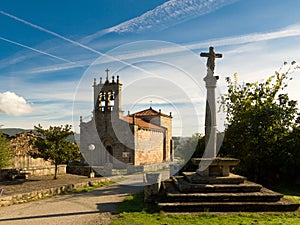 Romanesque church Santiago de Taboada in Silleda photo