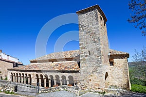 Romanesque Church of the Savior in the town of Carabias. Guadalajara, Spain.