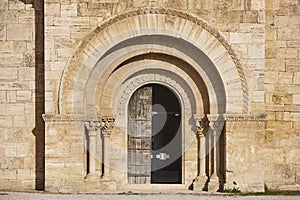 Romanesque church of St. Maria de Porqueres. Banyoles, Girona, Spain