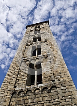 Romanesque church tower