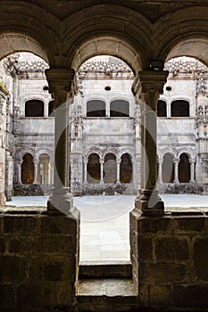 Romanesque cloister on the monatery of santo estevo do rivas do photo