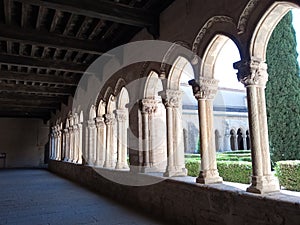 Romanesque cloister of Santa Maria la Real de Nieva photo