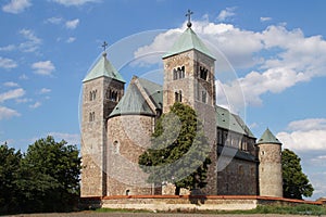 Romanesque collegiate church in Poland photo