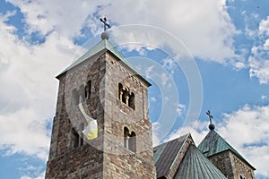Romanesque collegiate church in Poland photo