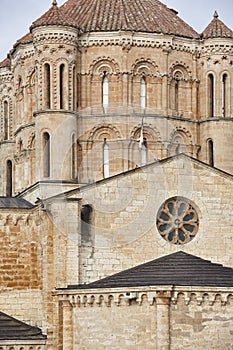 Romanesque and gothic church. Colegiata de Toro. Castilla Leon, Spain photo