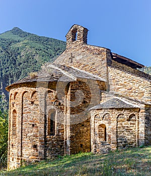 Romanesque Monastery in Escalo, Catalan Pyrenees photo