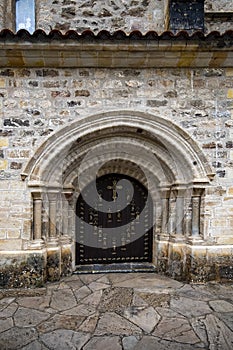 Romanesque monastery of Santo Toribio de Liebana in Cantabria. photo