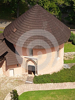 Romanesque ossuary at Kremnica castle photo