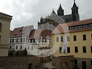 Romanesque Road in Magdeburg, Saxonyanhalt, Germany.