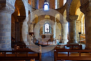 Romanesque Saint Johnâ€™s Chapel Tower of London