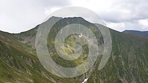 Romania, Fagaras Mountains, Vistea and Moldoveanu Peaks. photo